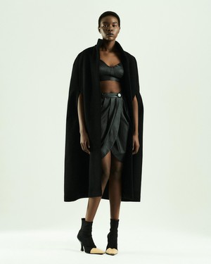 WOOL CAPE JACKET from MONIQUE SINGH