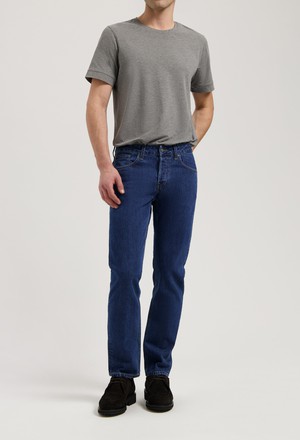 Hank Mid Tapered - Medium Stone from Mud Jeans