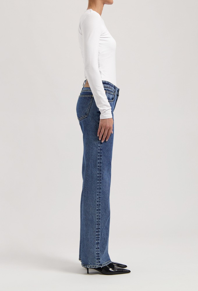 Carry Mid Straight - Stone Vintage from Mud Jeans