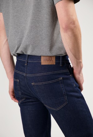 Dunn Low Tapered - Strong Blue from Mud Jeans