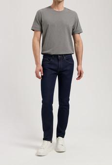 Dunn Low Tapered - Strong Blue via Mud Jeans