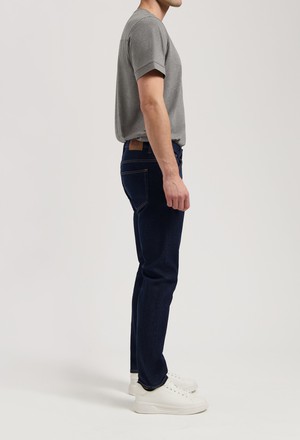 Dunn Low Tapered - Strong Blue from Mud Jeans