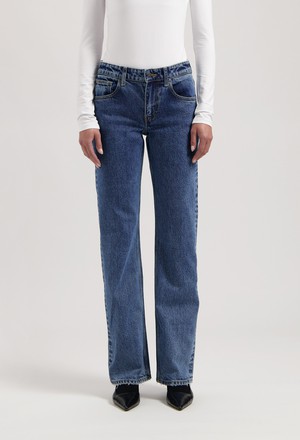 Carry Mid Straight - Stone Vintage from Mud Jeans