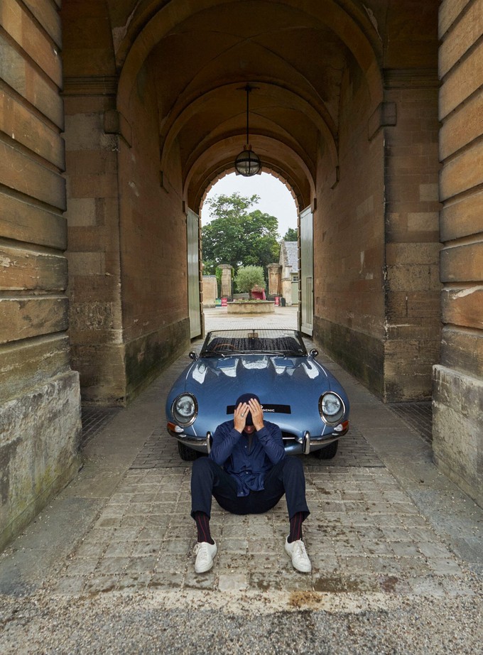 ZQ Merino Wool Jersey Steel Blue Audley Overshirt from Neem London