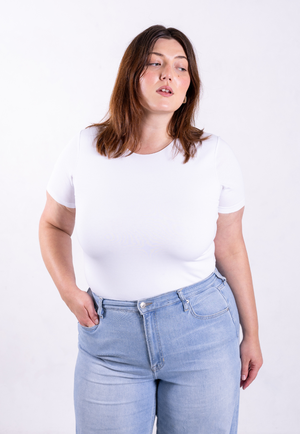 Organic Cotton Crew T-Shirt, White from Not Basics