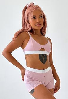 The Bralette, Pink via Not Basics