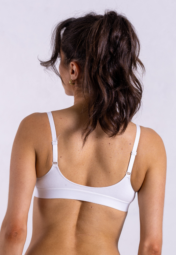 The Bralette, White from Not Basics