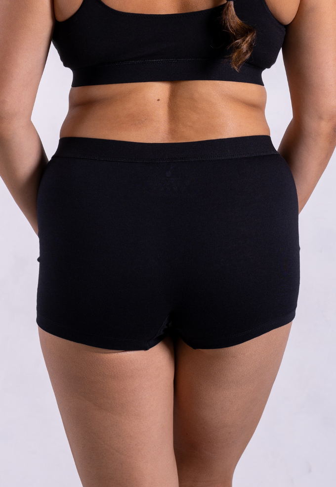 Women's Boxer Briefs, Black from Not Basics