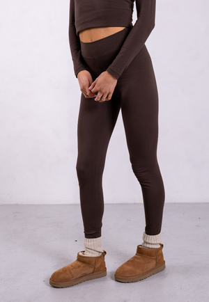 Organic Cotton Leggings, Hot Fudge from Not Basics