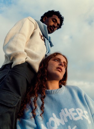 Nowhere baby blue sweater from NWHR