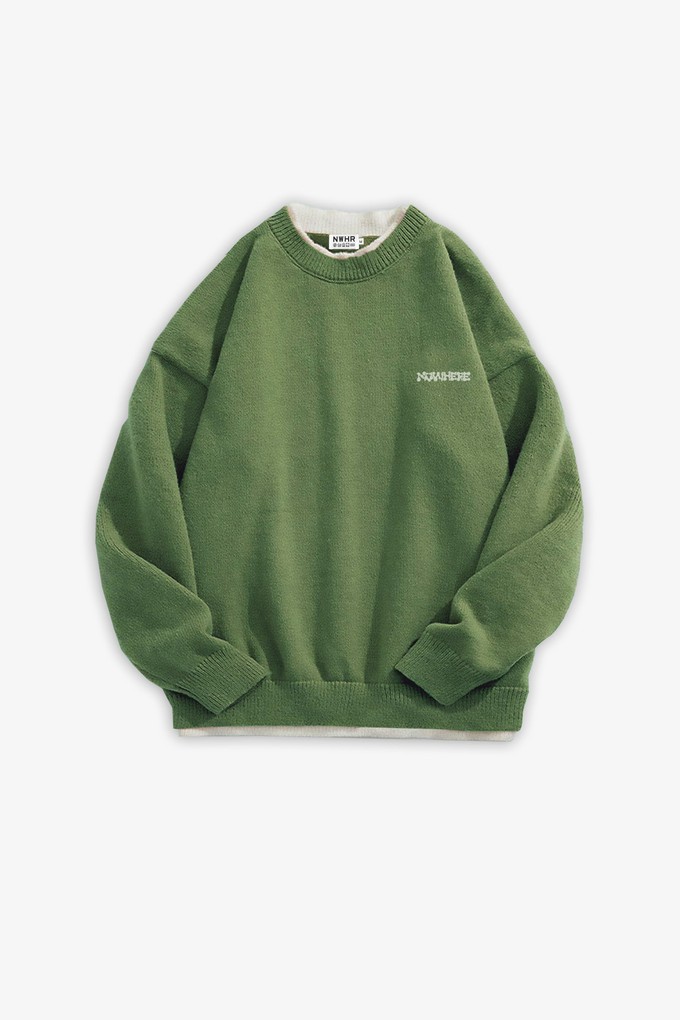 Double Green Sweater from NWHR