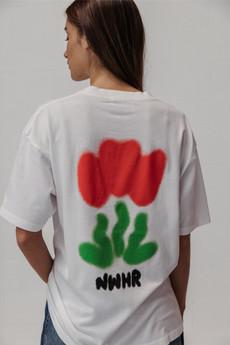 Tulip White T-shirt via NWHR