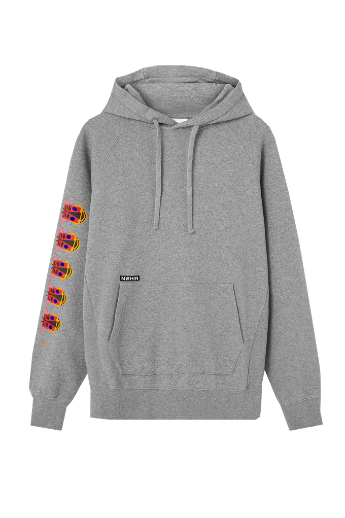 Mask Face Sweatshirt Gray from NWHR