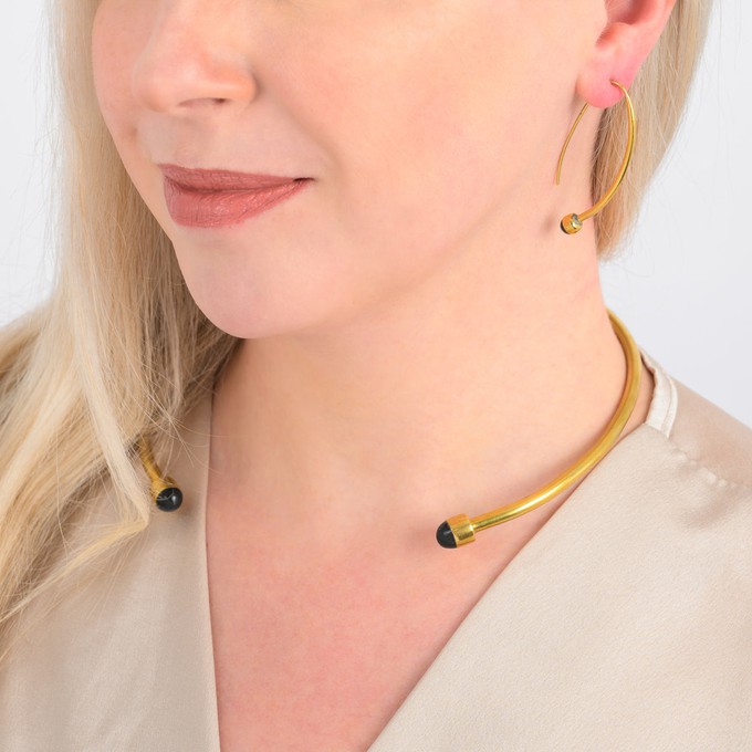 Kushikamana Recycled Brass Choker (2 Colours) from Paguro Upcycle