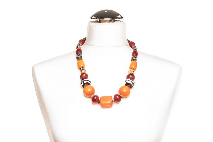 Afrikanische Glasperlenkette "Casablanca" from PEARLS OF AFRICA