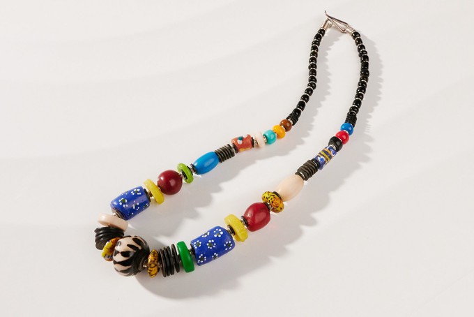 Bunte Glasperlenkette "Maiduguri" from PEARLS OF AFRICA