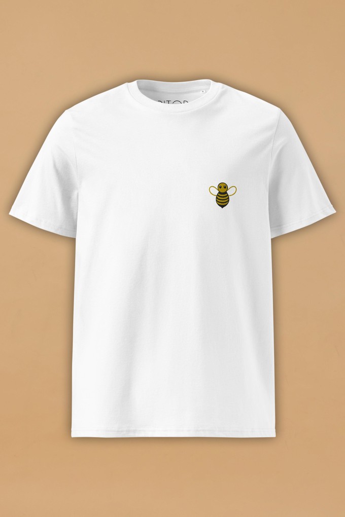 Embroidered Bee T-Shirt Unisex from Pitod