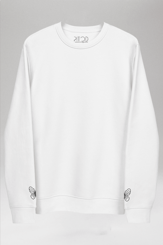 Butterfly Wrist Sweatshirt Unisex from Pitod