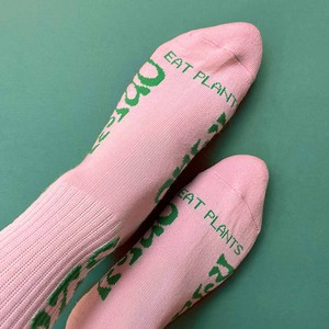 Only Plants - Eco Socks - Pink from Plant Faced Clothing