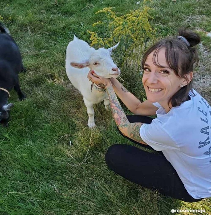 Kale 'Em With Kindness - White T-Shirt from Plant Faced Clothing