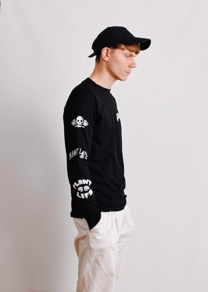 Plant Life Long Sleeve - Black from Plant Faced Clothing