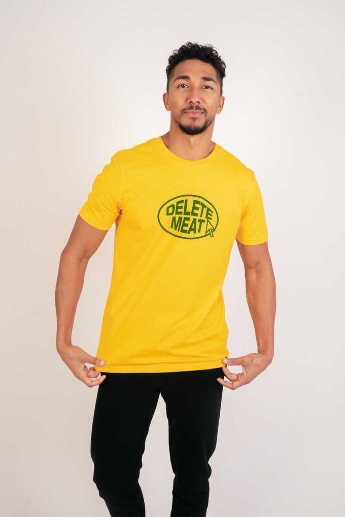 Delete Meat - Spectra Yellow T-Shirt from Plant Faced Clothing