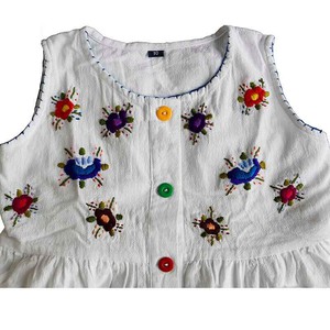 Cotton Dress Blue Moon 10 - Age 3-4 years - Lovely and Fair from Quetzal Artisan