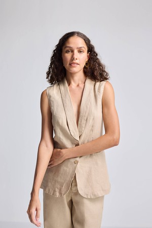 Sleeveless Hemp Jacket from Reistor