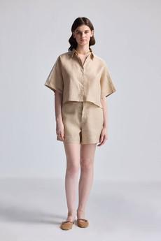 Boxy Shirt with Lace via Reistor