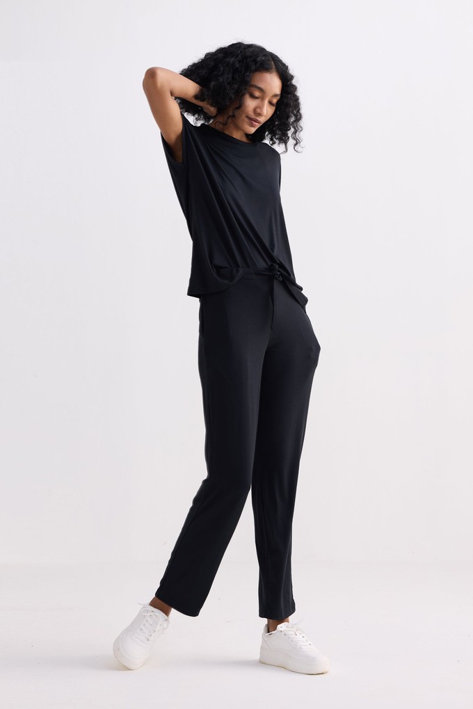 Relaxed Tee Set in Black from Reistor