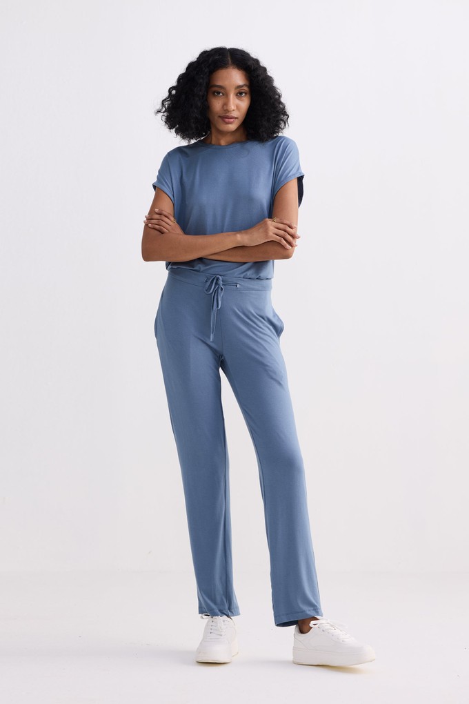 Relaxed Tee Set in Blue from Reistor