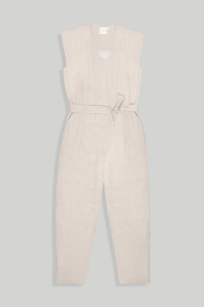 Evening Chai Jumpsuit in Light Beige from Reistor