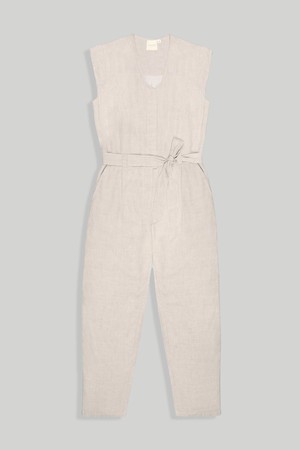 Evening Chai Jumpsuit in Light Beige from Reistor