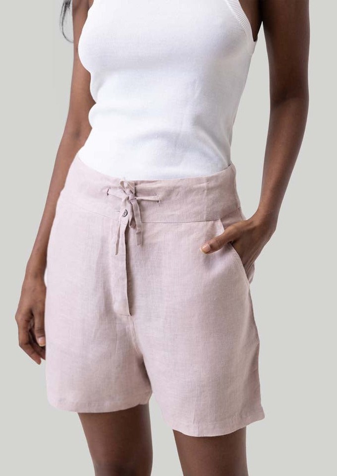 Everyday Drawstring Shorts in Pink from Reistor