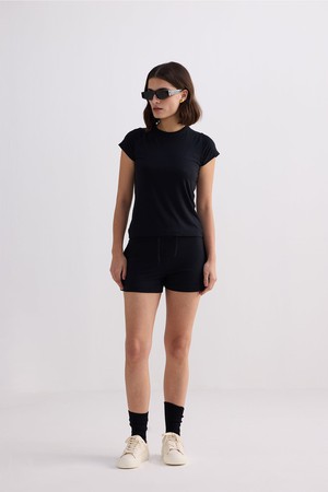 Essential Knit Shorts in Black from Reistor