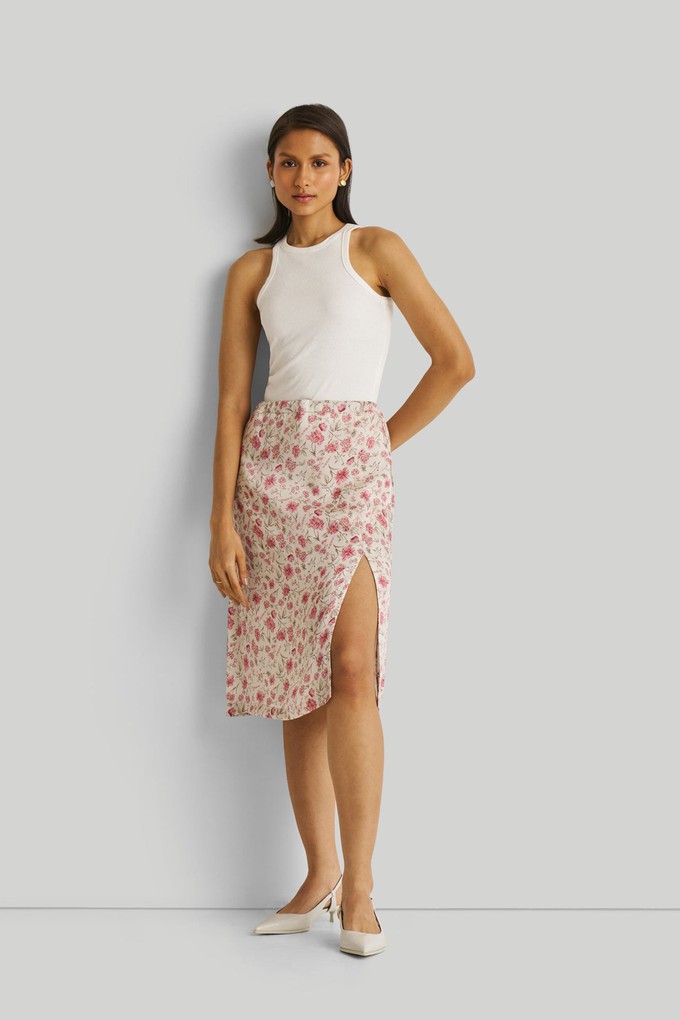 Brunch Skirt in Pink Florals from Reistor