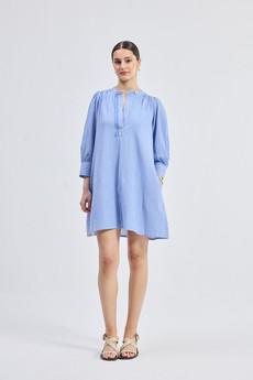 Oversized Tunic Dress with Optional Belt via Reistor