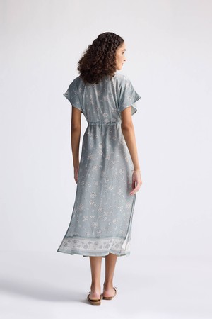 Gathered Maxi Dress in Sage Green from Reistor