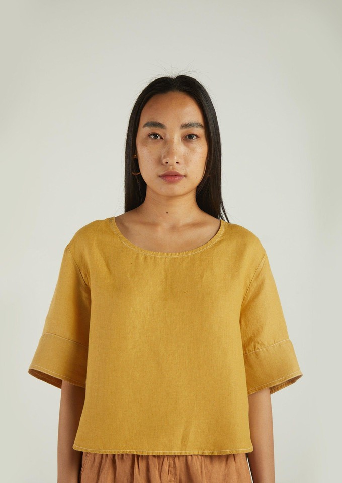 Summer Muse Top in Mustard from Reistor