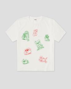 The Traveler RB x PC White T-Shirt via Rip Bananas