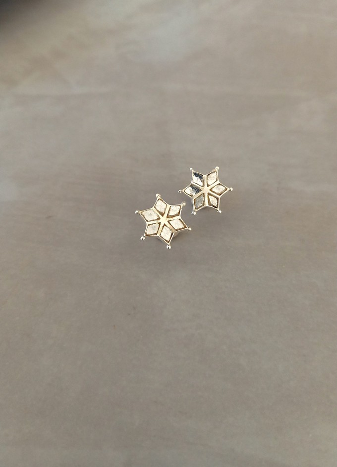 Mirror Star Stud Earrings from Rize