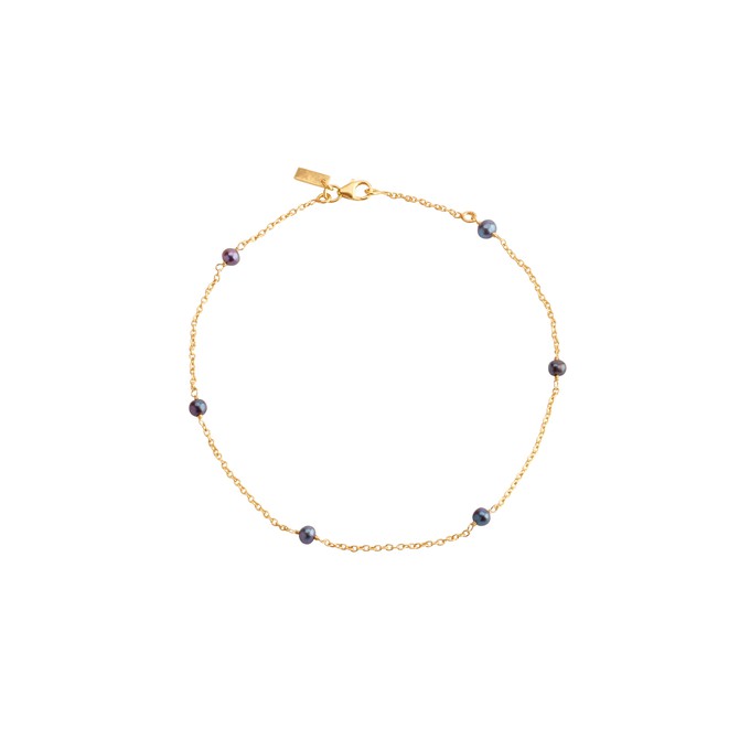 Minimal Pearl Anklet from Rize