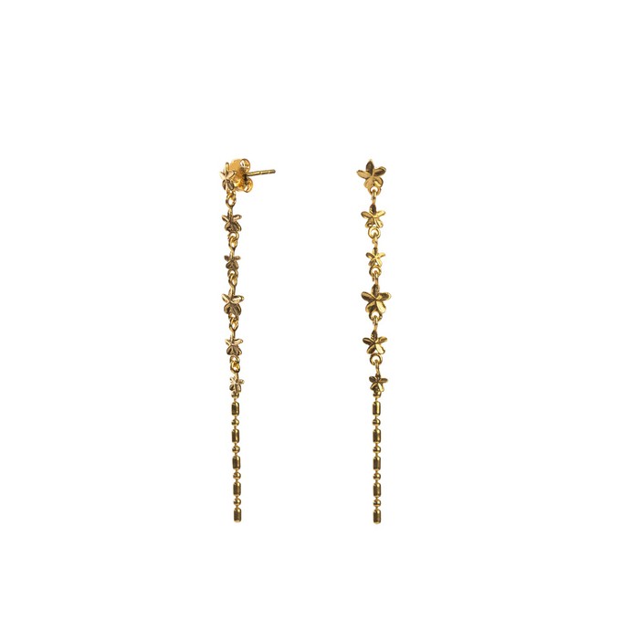 Monsoon Flowers & Rain Earrings from Rize