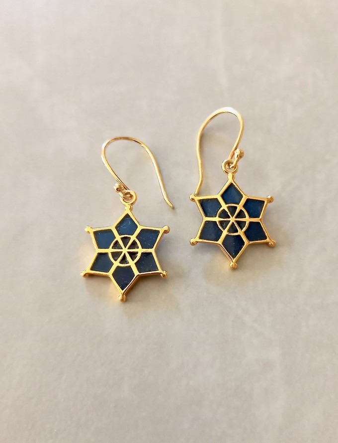 Meena Star Earrings from Rize