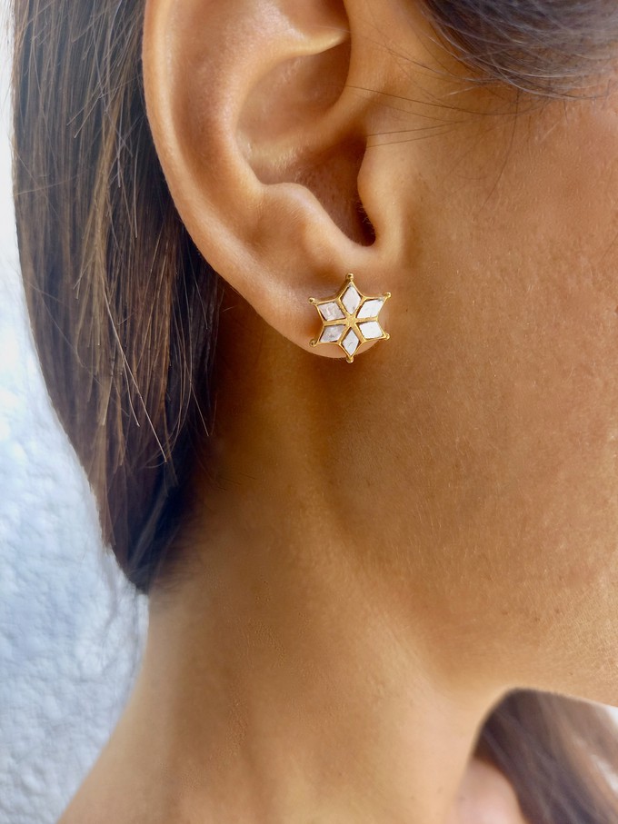 Mirror Star Stud Earrings from Rize