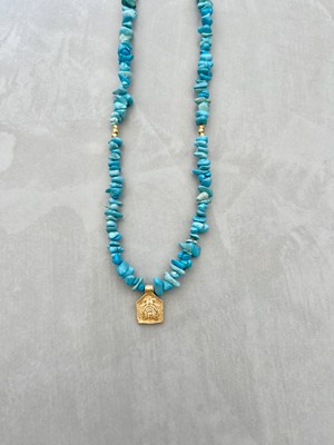 Turquoise Goddess Necklace from Rize