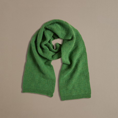 Garter Stitch Scarf | Matcha Green from ROVE