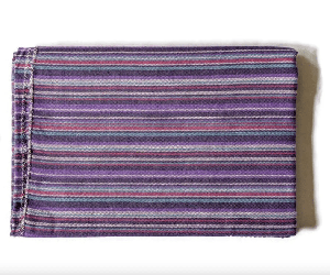 Soft cotton striped scarf, handwoven in Nepal from Shakti.ism