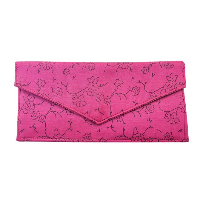 Handmade sari envelope clutch bag from Shakti.ism