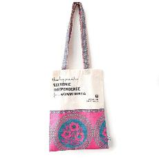 The surprise sari tote bag via Shakti.ism